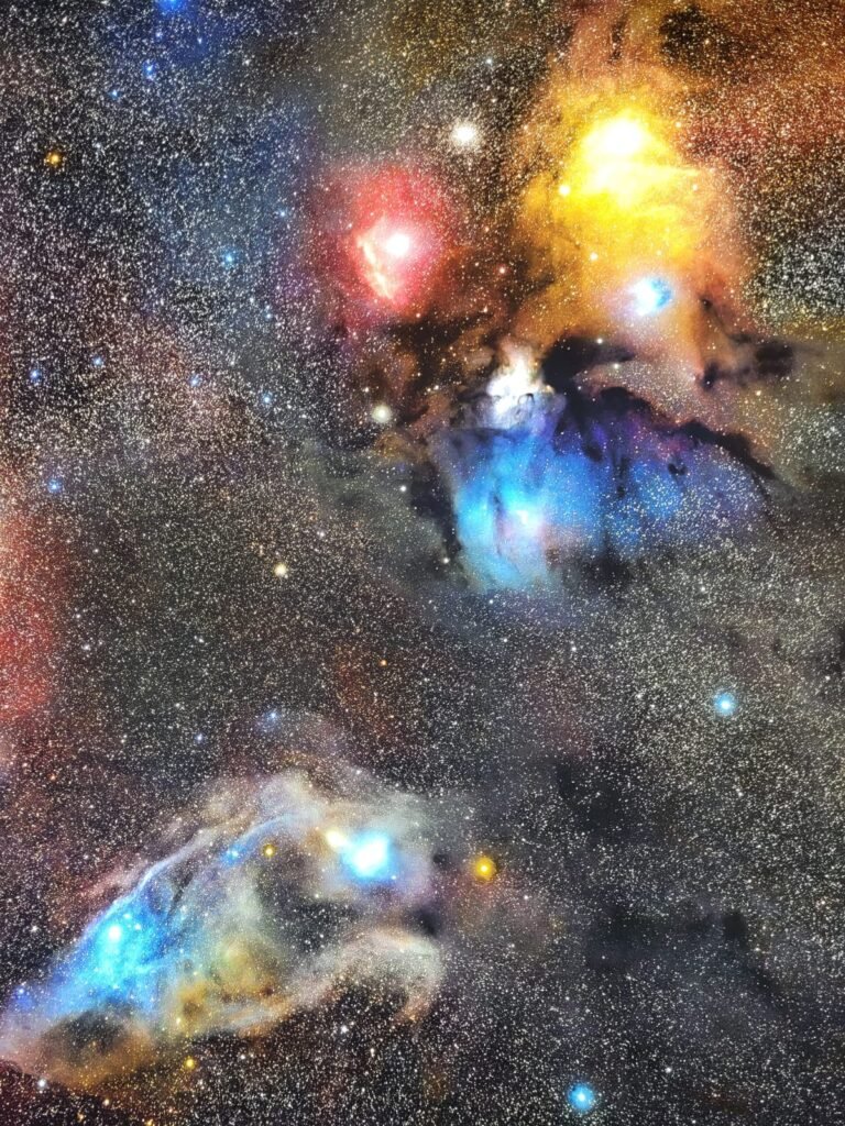 Imagen del universo de Rogelio Bernal Andreo en su exposición en el Planetario de Madrid